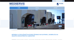 Desktop Screenshot of medservis.sk