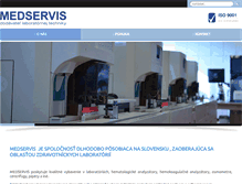 Tablet Screenshot of medservis.sk